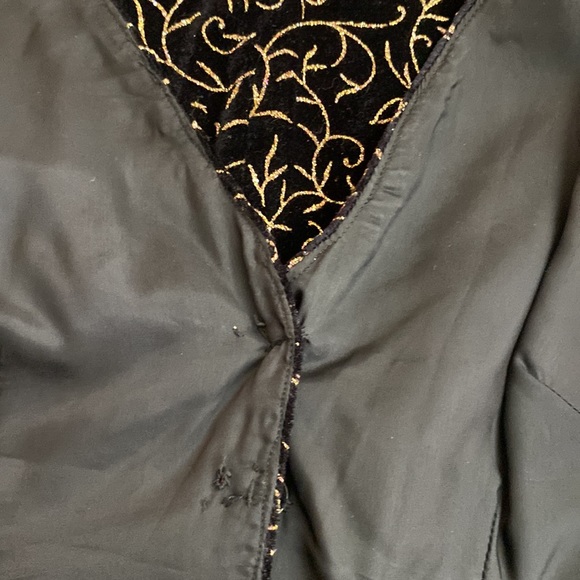 No Tags Glitter Pattern Velvet Vest - Picture 7 of 8